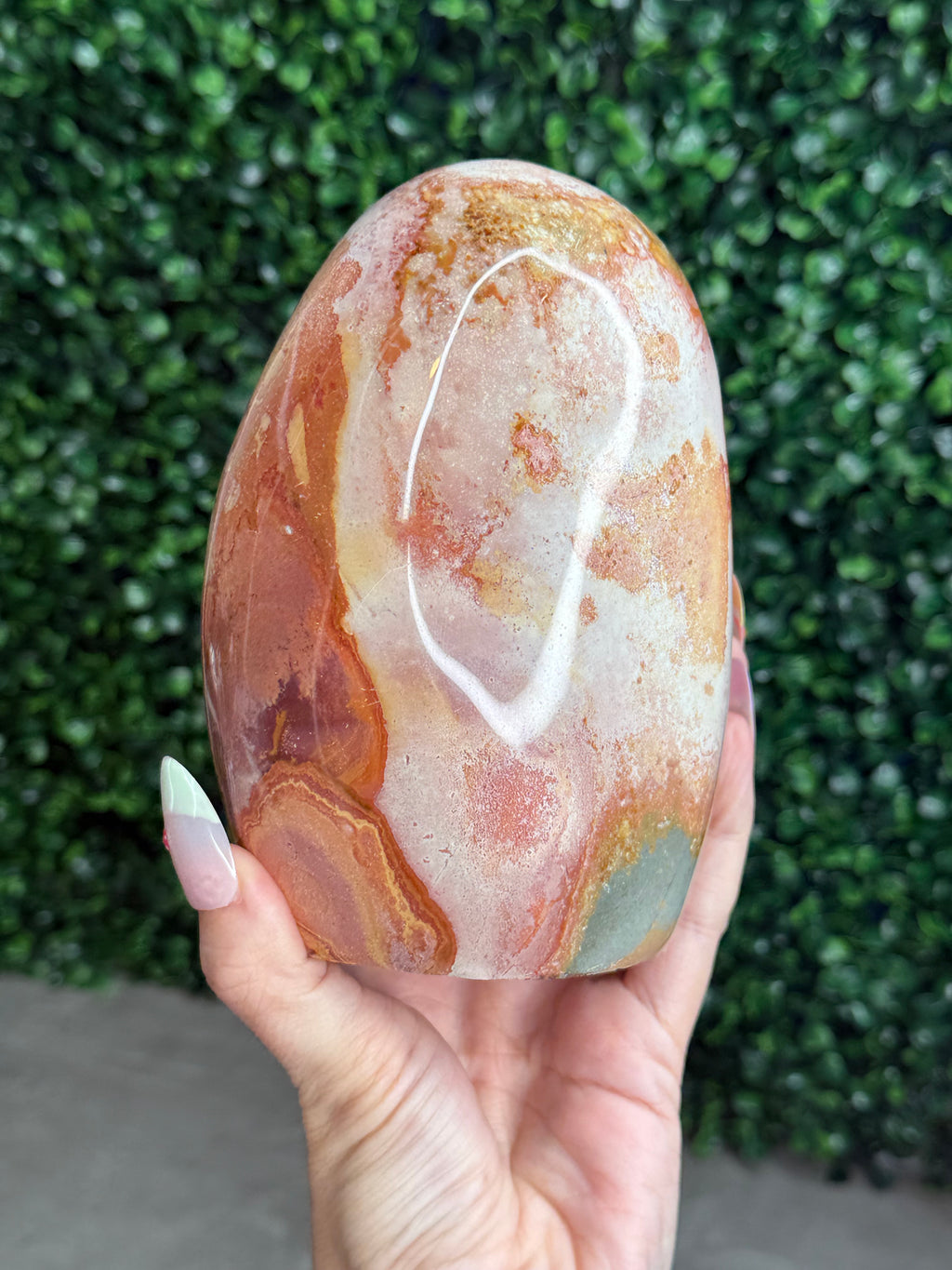 Pink Polychrome Jasper Freeform 1.6kg - Madagascar