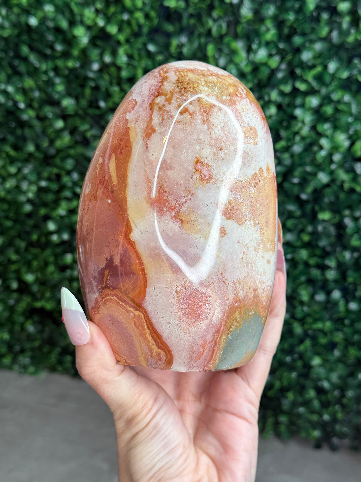 Pink Polychrome Jasper Freeform 1.6kg - Madagascar