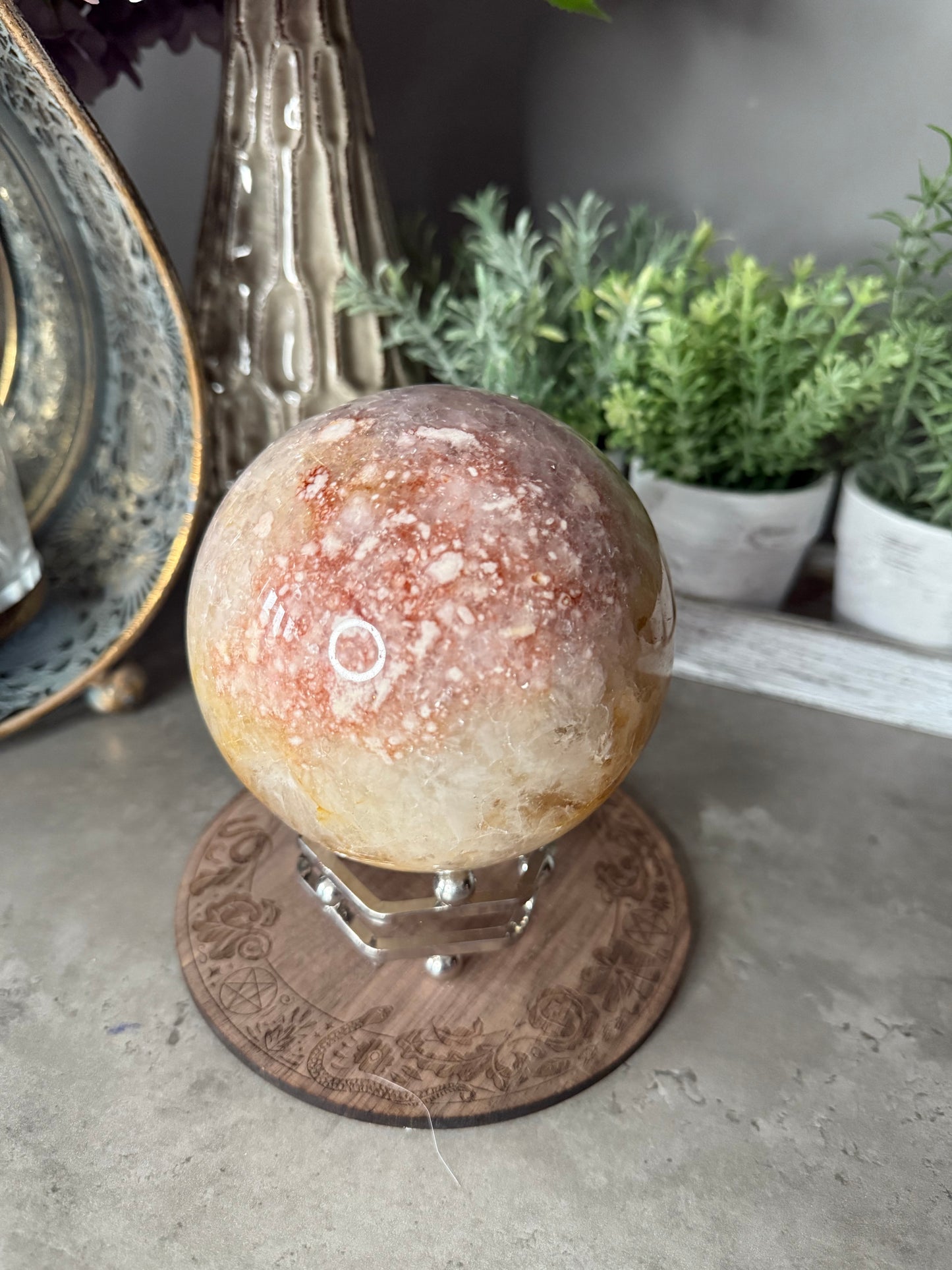 Pink Amethyst Sphere