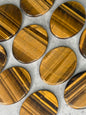 Tigers Eye Flat Palmstones