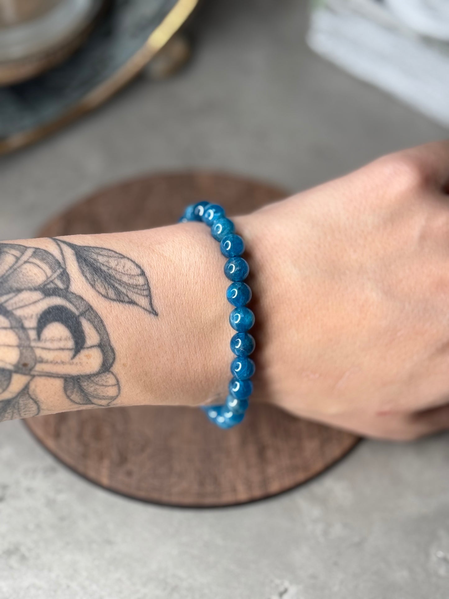 Blue Apatite Bracelet