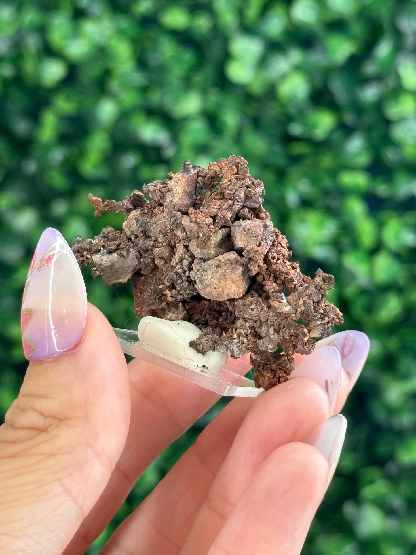 Native Copper Collection mined in the 70s Pearl Handle Pit Ray Mine AZ, US - K
