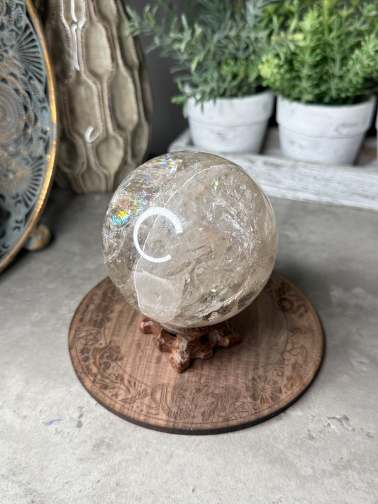 Large Smokey Quartz Sphere