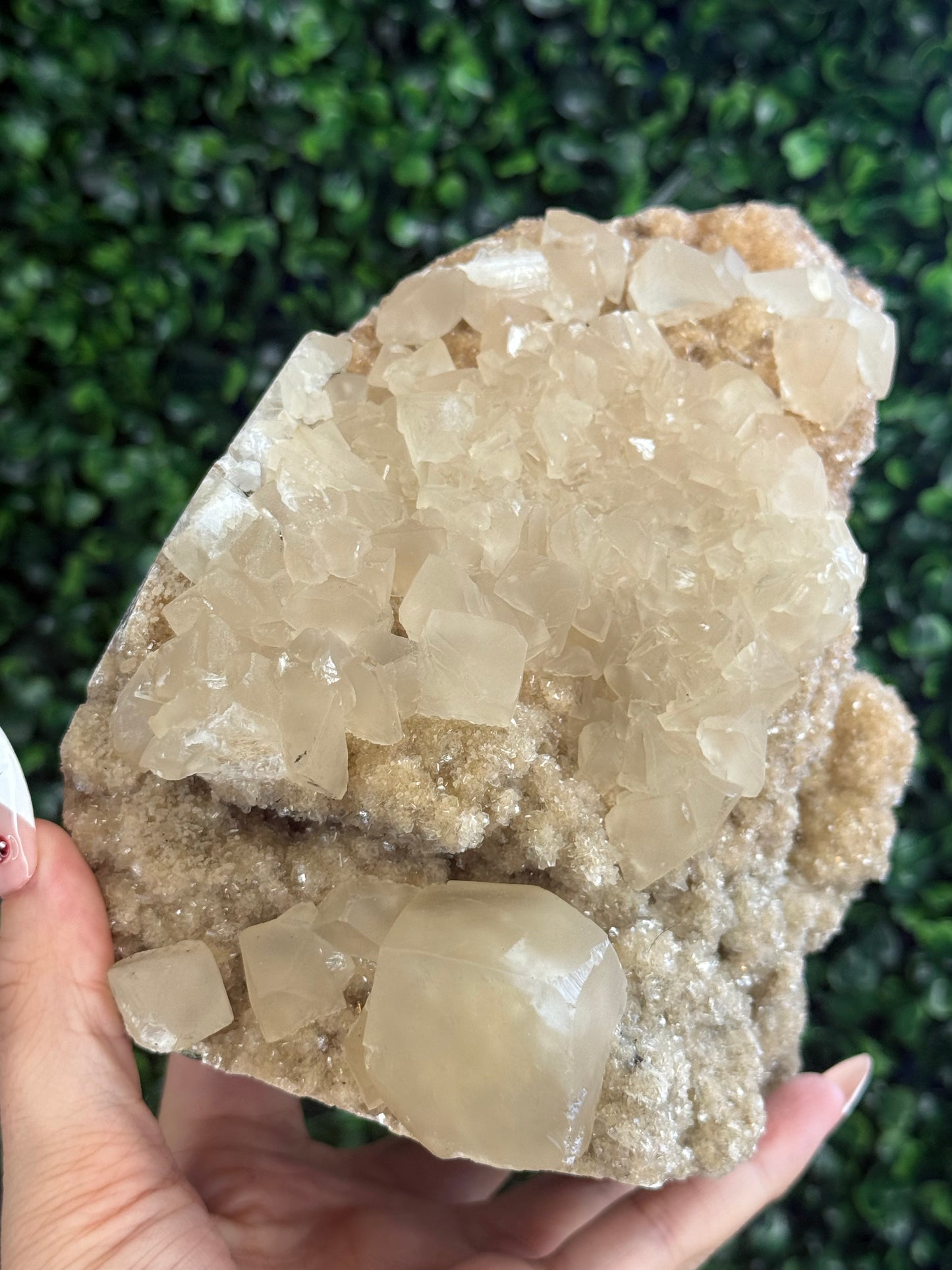 Calcite on Heulandite, India 1.8kg