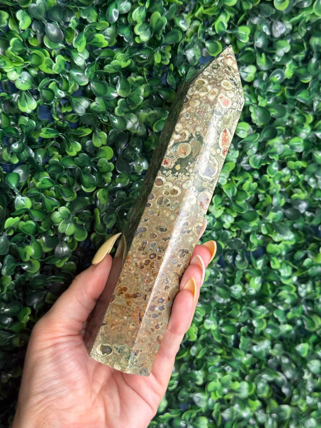 Rainforest Jasper Large Crystal Towers - D