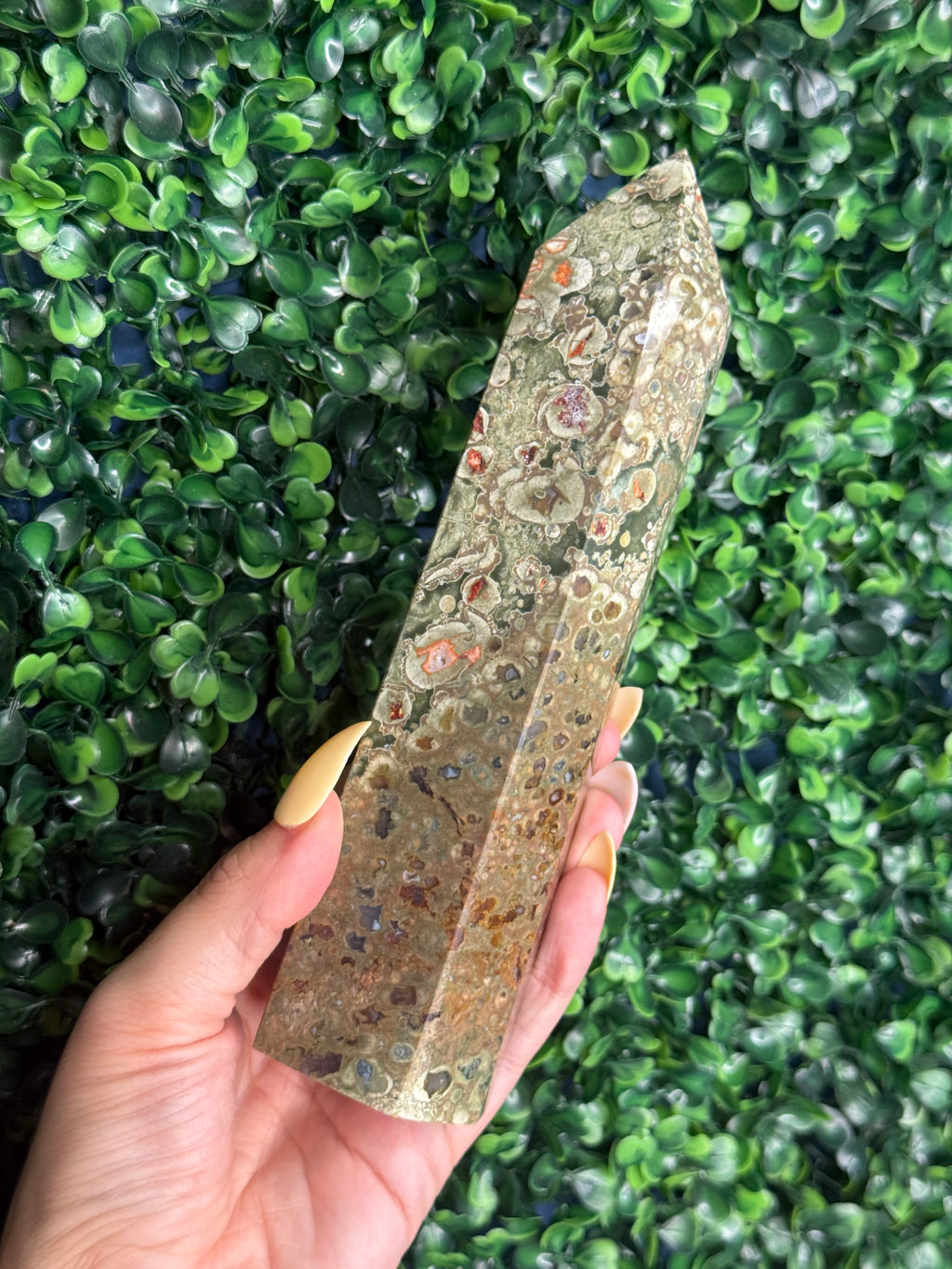 Rainforest Jasper Large Crystal Towers - D