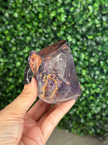 Hematite-Included Amethyst Alien Amethyst M