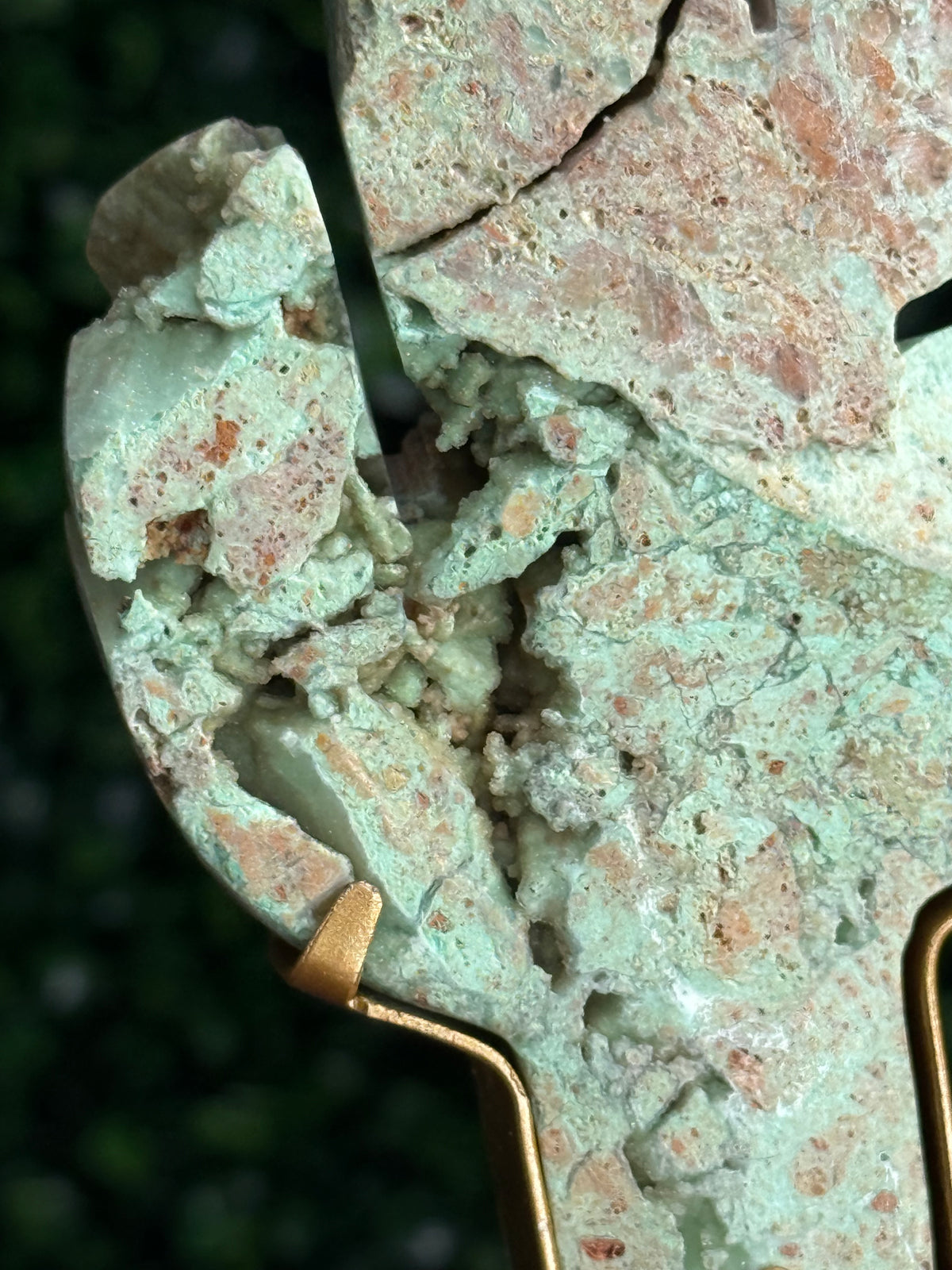 Smithsonite Cactus Crystal Carving - Indonesia - F