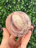 Pink Picture Jasper Spheres C