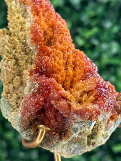 Zincite Specimen from West Java with Custom Stand - 246g