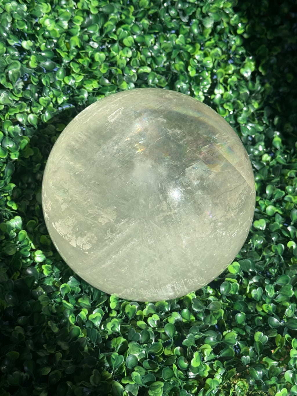 XL Optical Calcite Sphere Crystal Carving 7.2kg