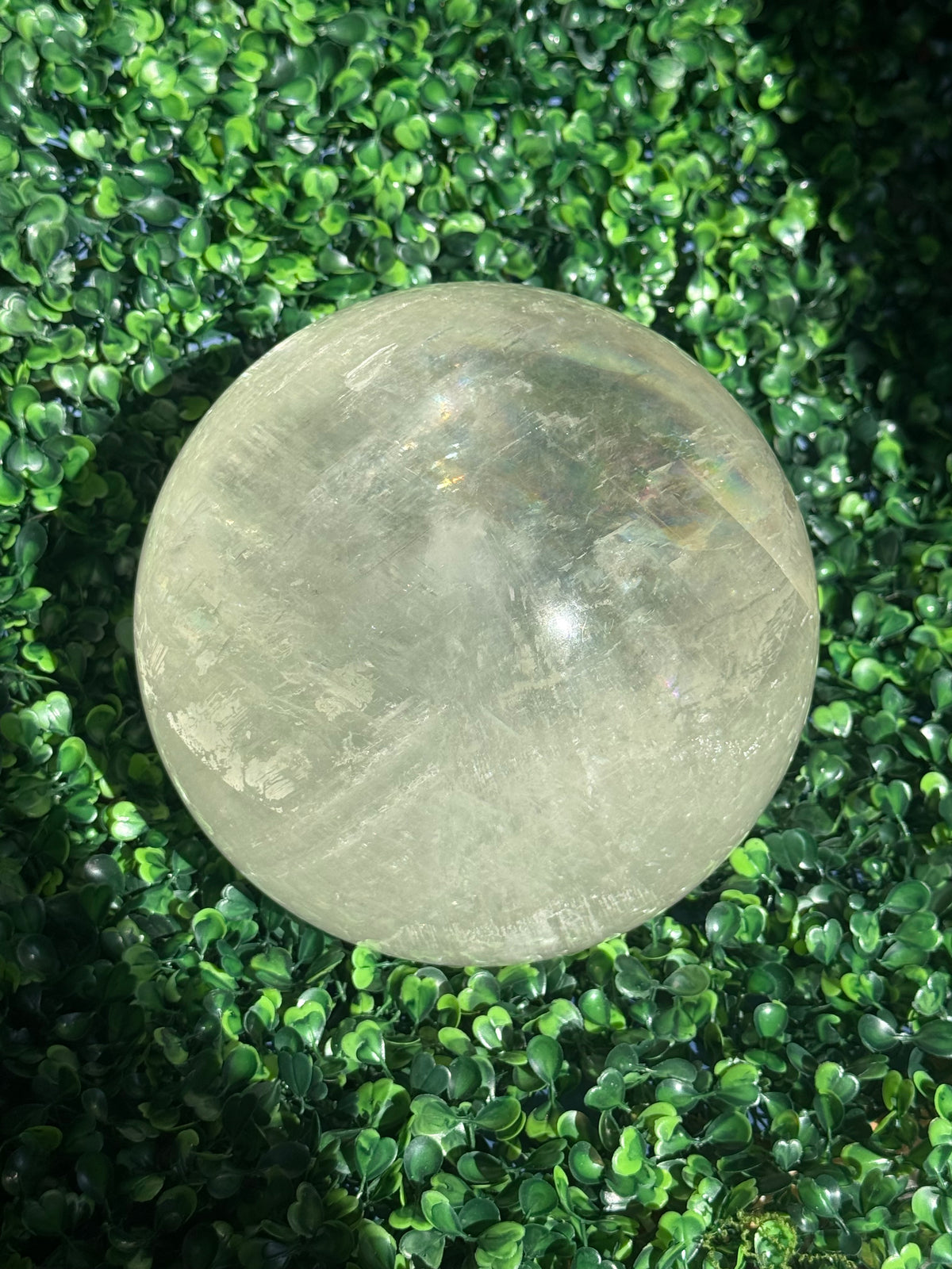 XL Optical Calcite Sphere Crystal Carving 7.2kg