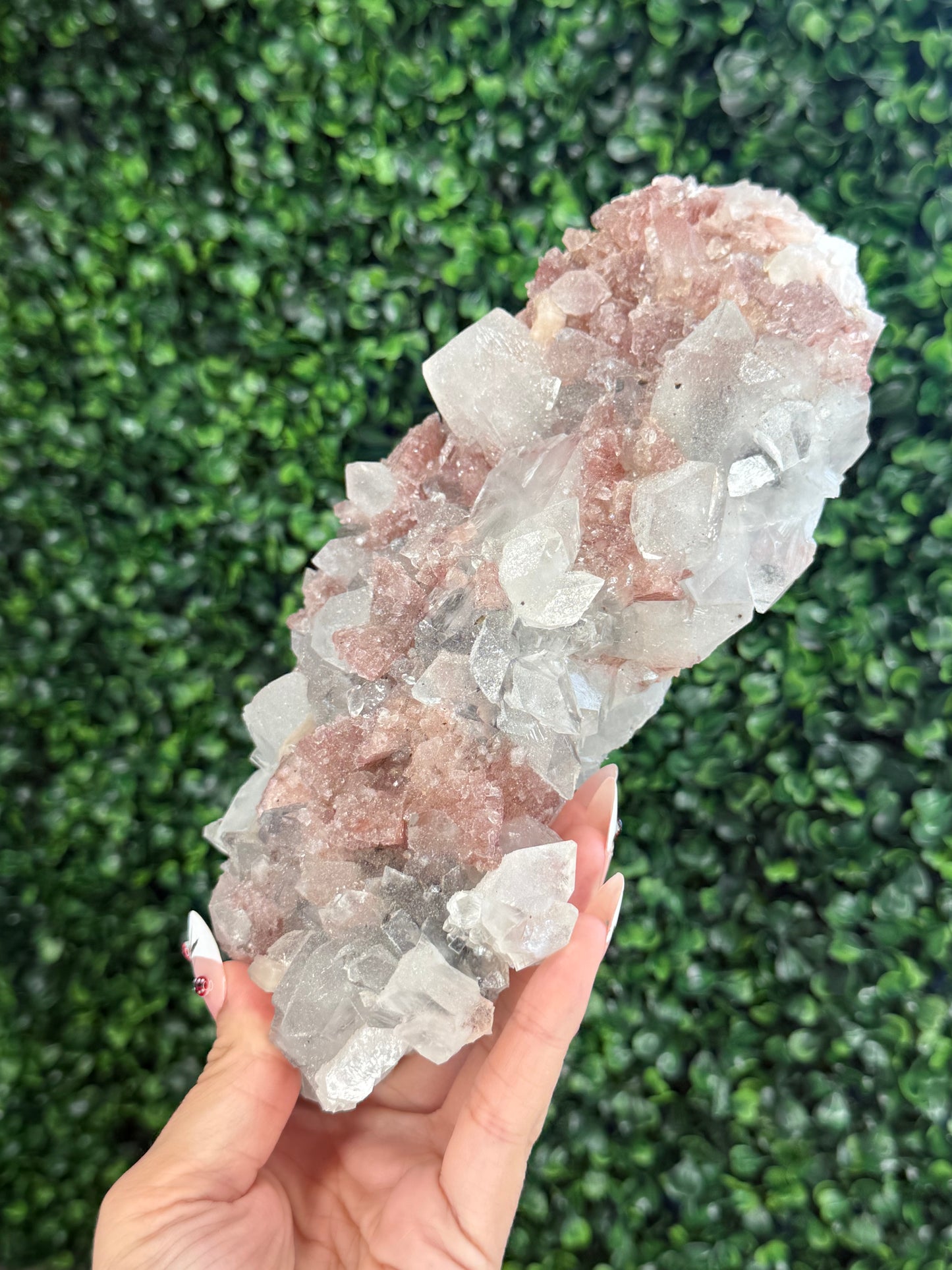 Apophyllite on Heulandite with Sugar Apophyllite Coating from India 1.3kg