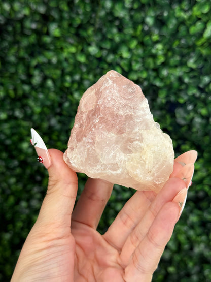 Raw Rose Quartz Crystal From Colorado USA F