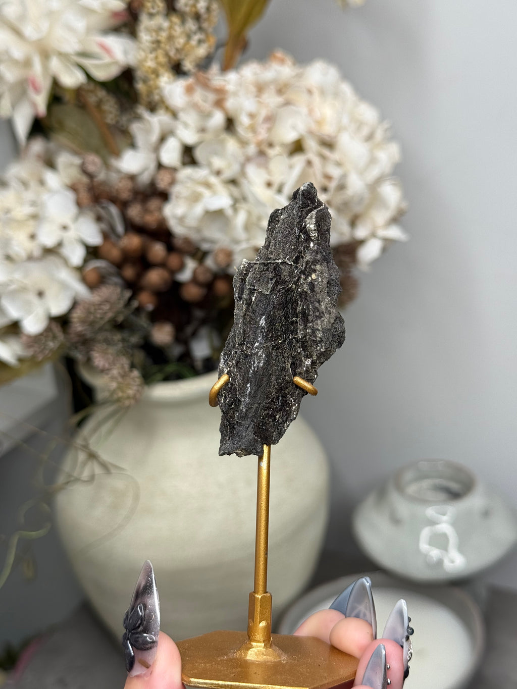 Pyritized Petrified Wood from Indonesia - F