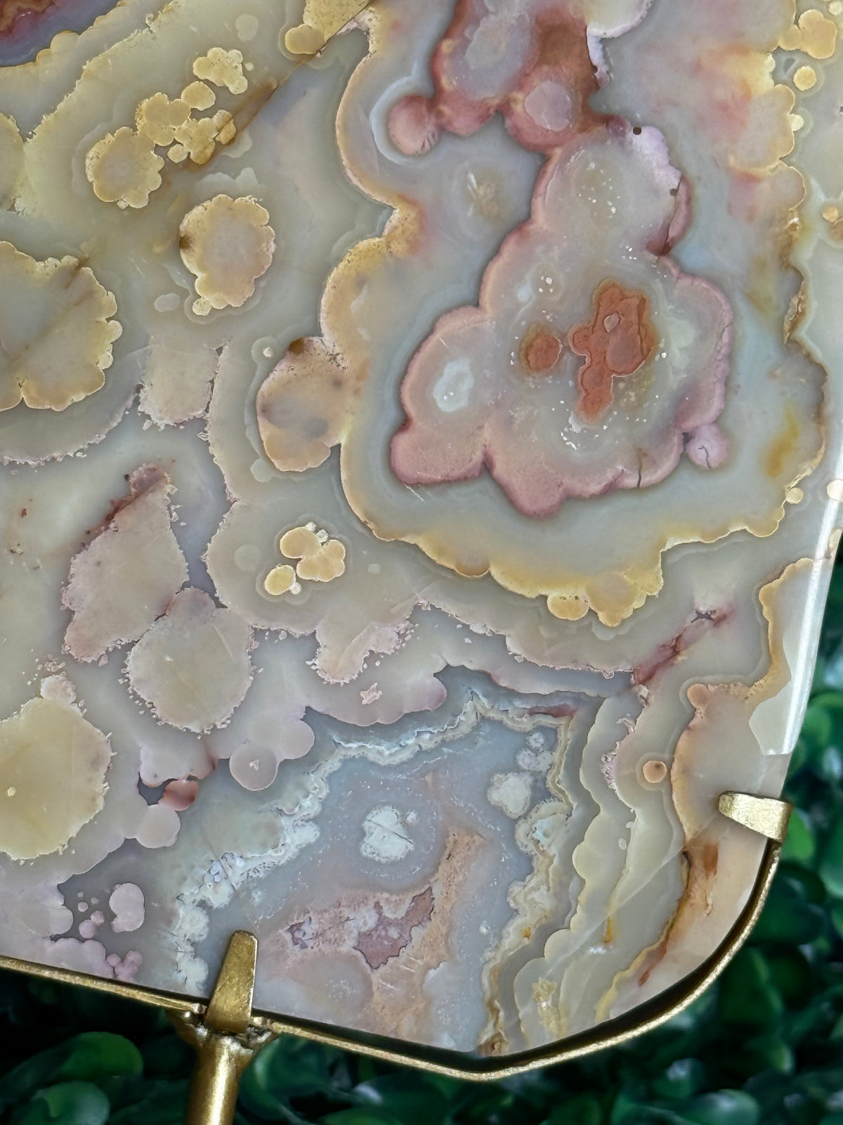 Colourful Crazy Lace Agate Slab from Indonesia E