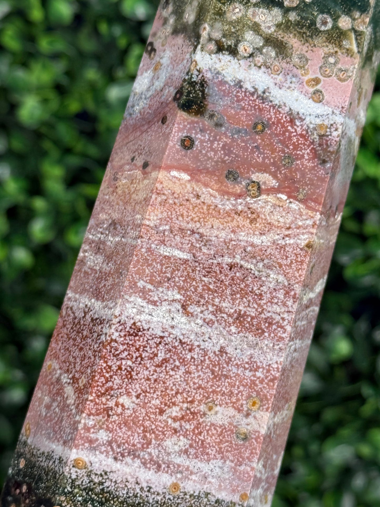 Pink Ocean Jasper Large Statement Tower 770g