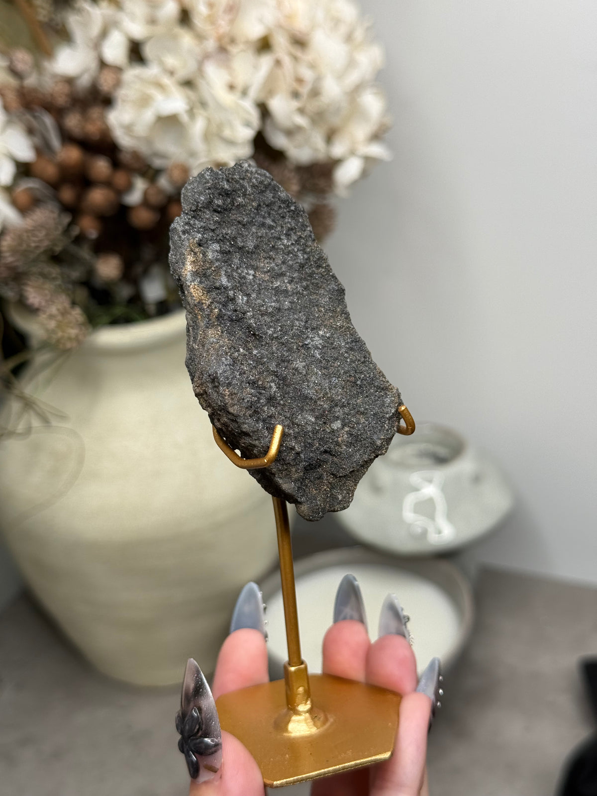 Botryoidal Goethite with Druzy Quartz Coating from Banten, Indonesia - E