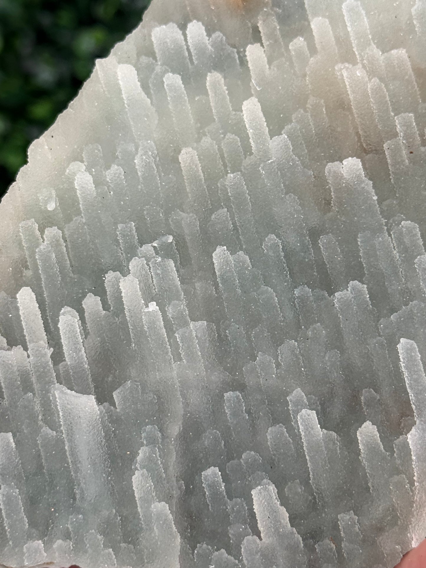 Blue Chalcedony Crystal Specimen from India 242g
