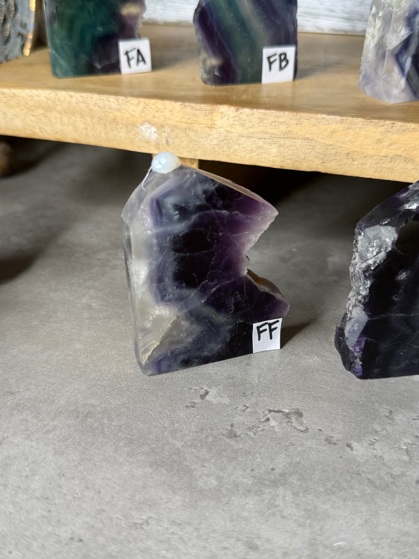 Rainbow Fluorite Druzy Towers