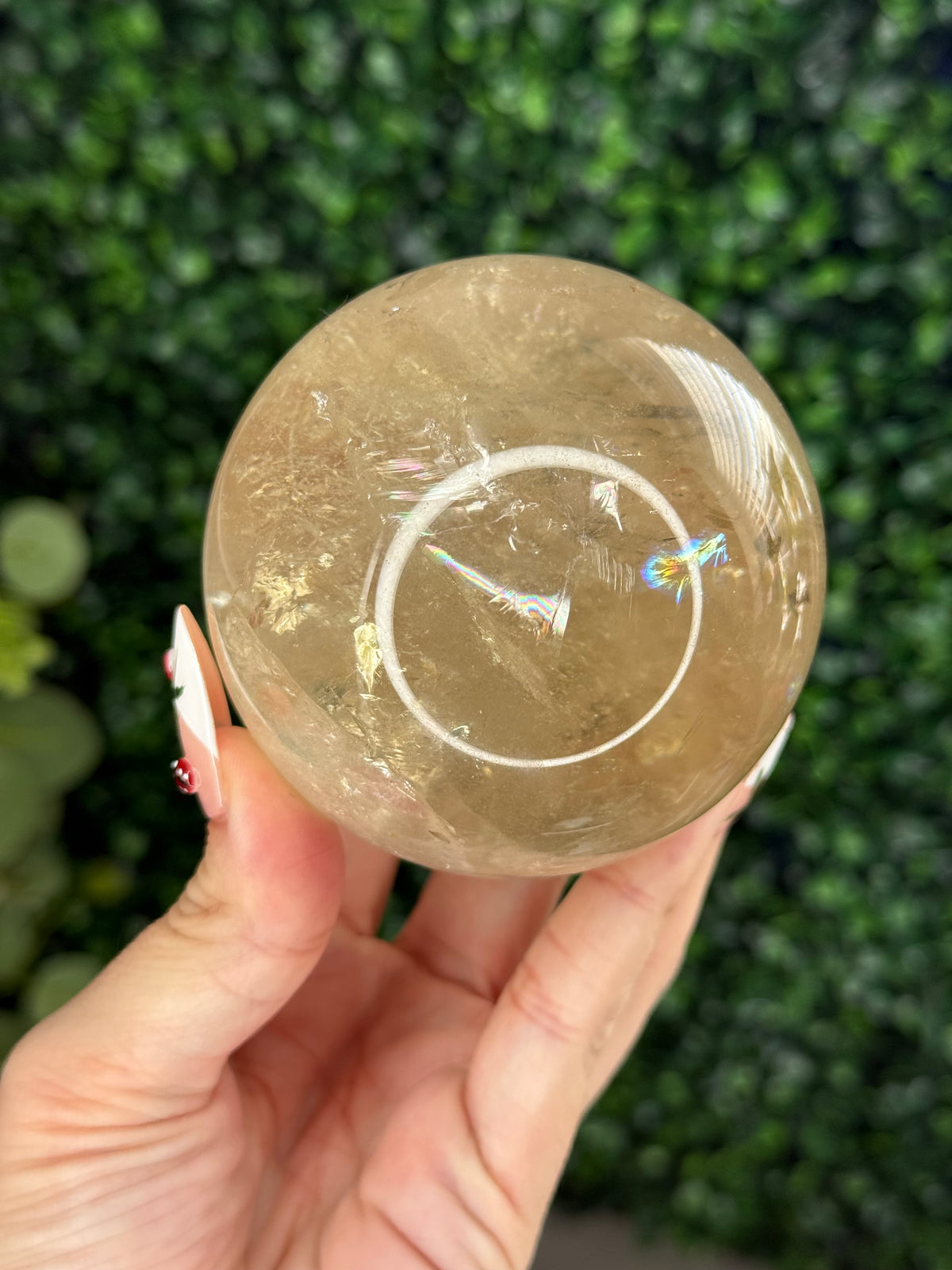 Citrine Crystal Sphere 577g