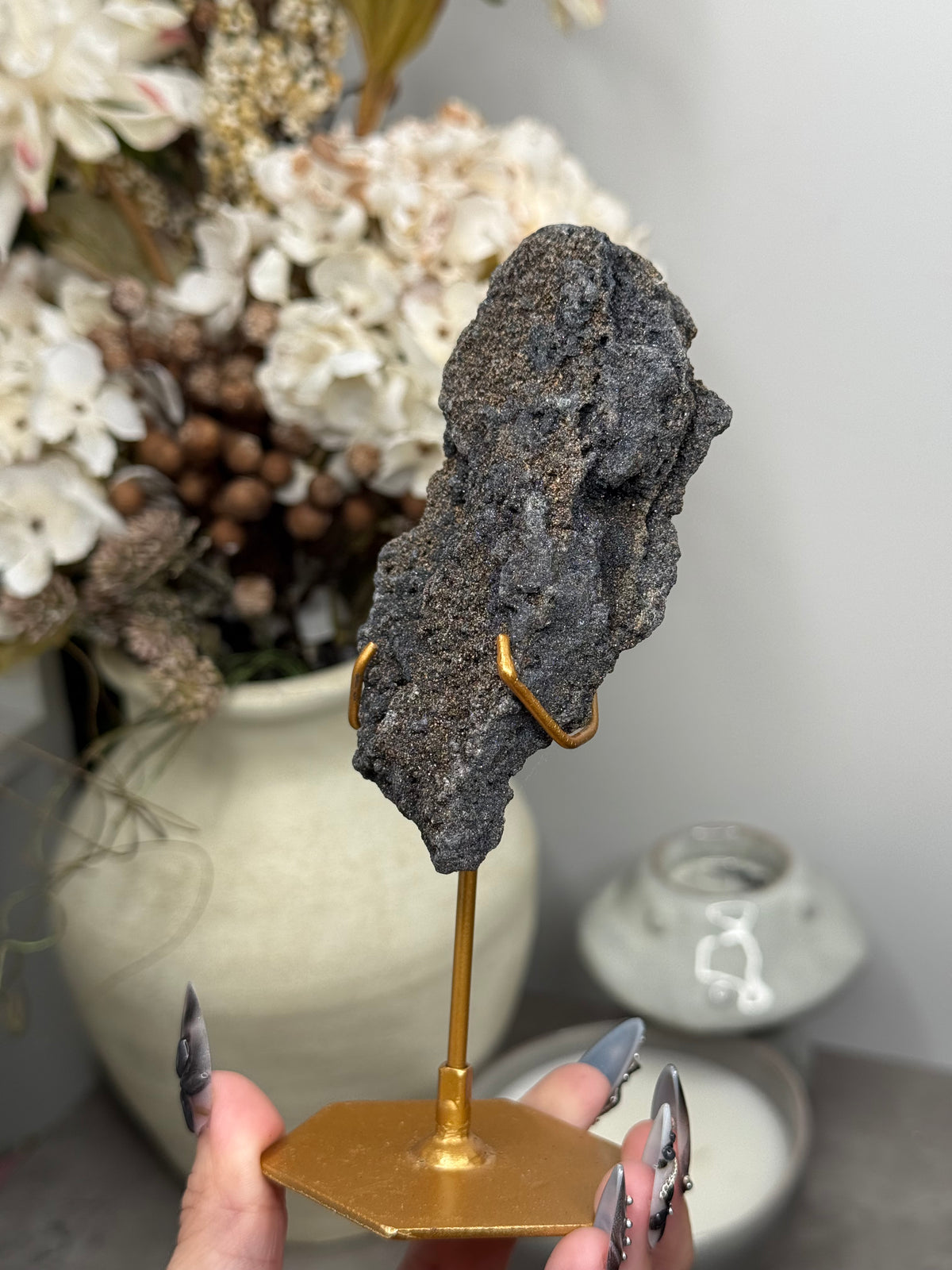 Botryoidal Goethite with Druzy Quartz Coating from Banten, Indonesia - A
