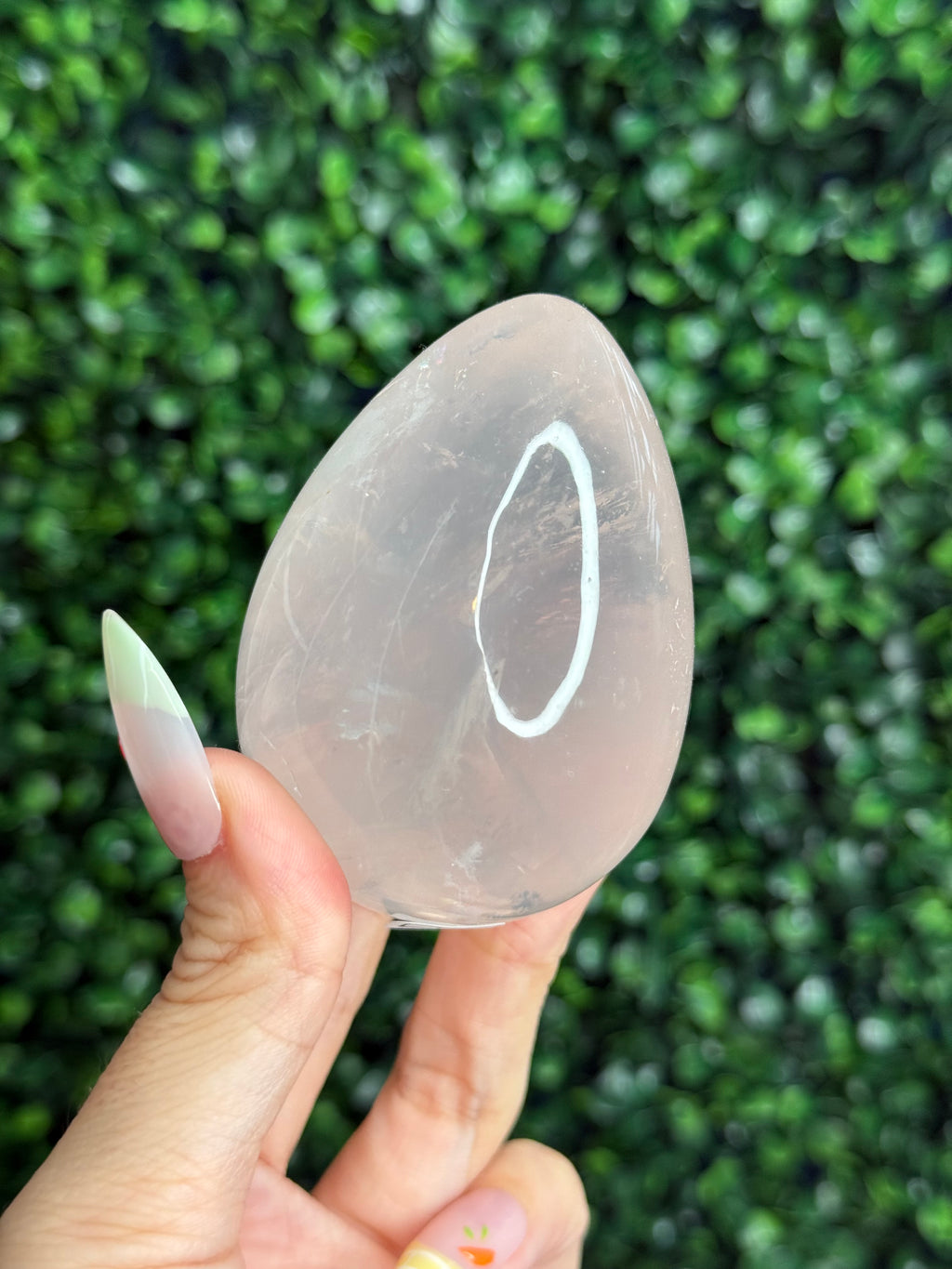 Girasol Rose Quartz Eggs - Madagascar