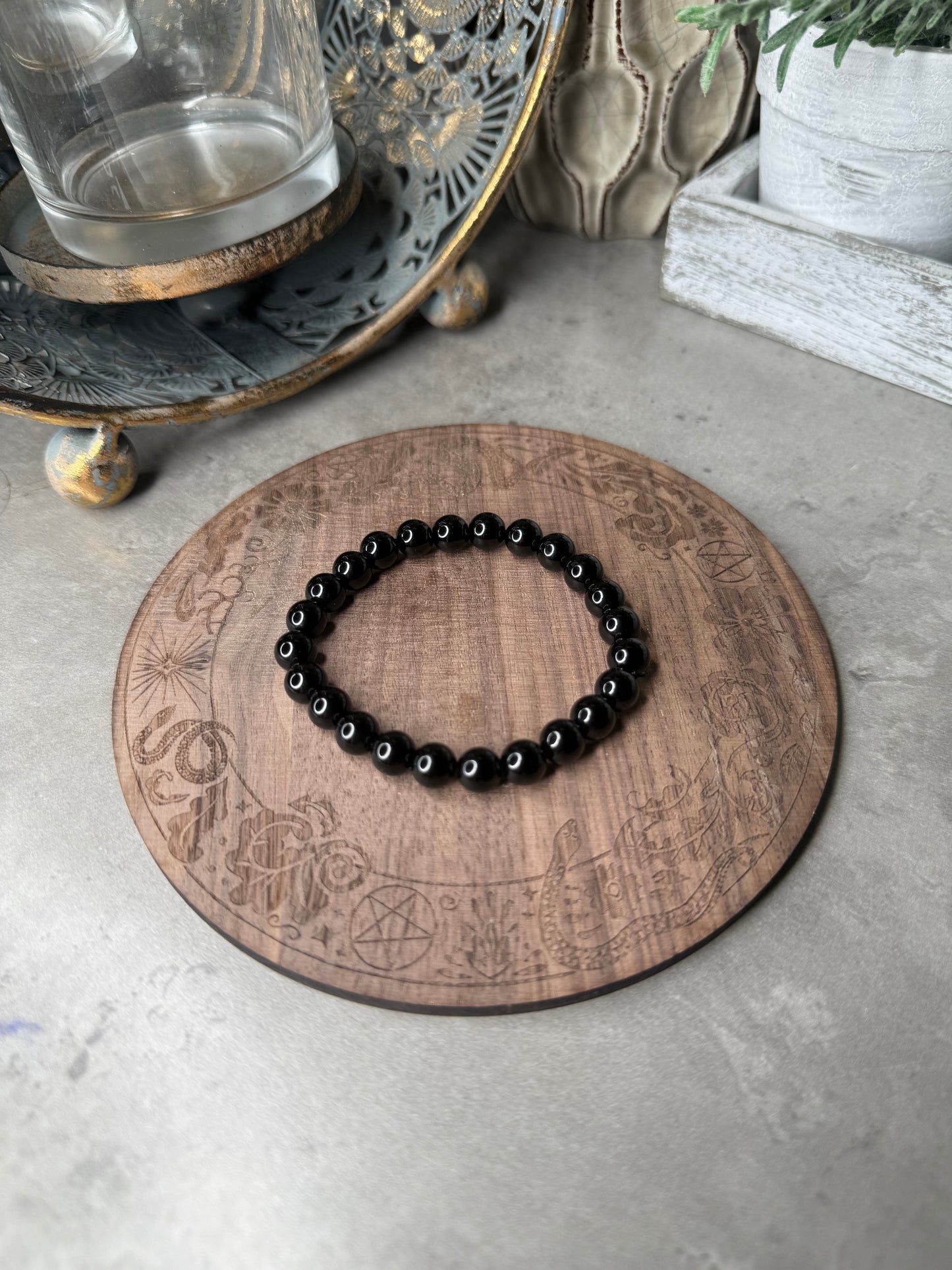 Black Obsidian Bracelet