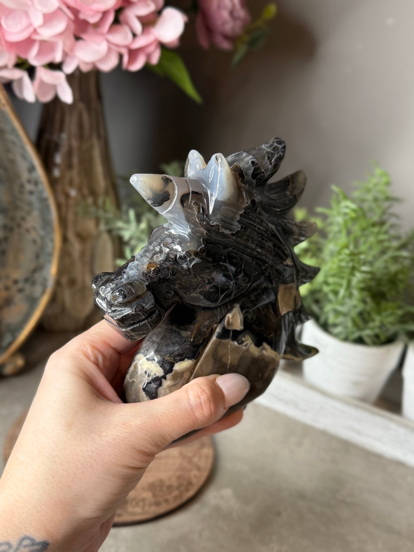 Volcano Agate Unicorn