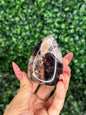 Alien Amethyst Teardrops hematite-included amethyst
