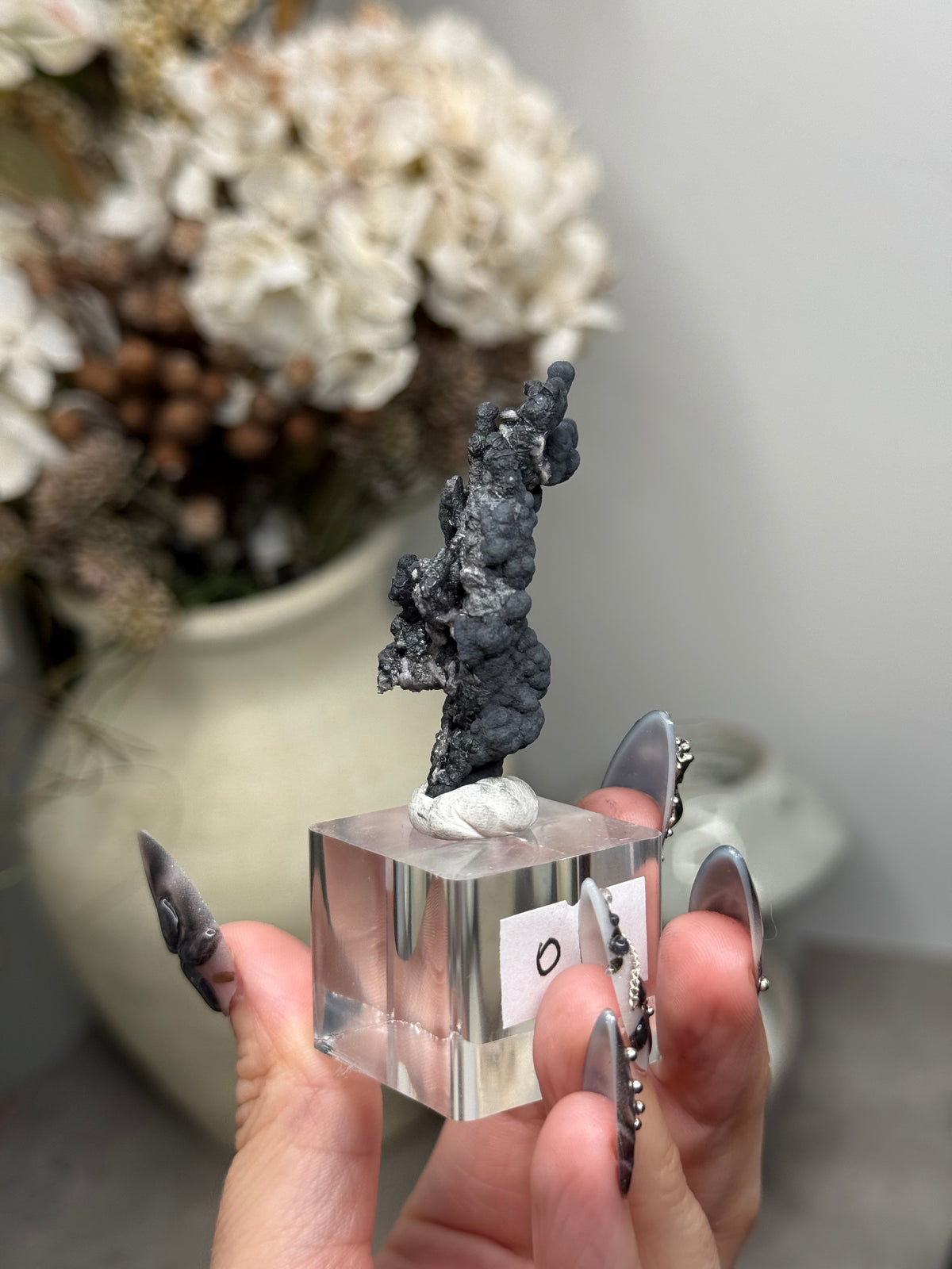 Goethite Stalactites with Calcite from Aouz, Er Rachidia Province, Morocco - O