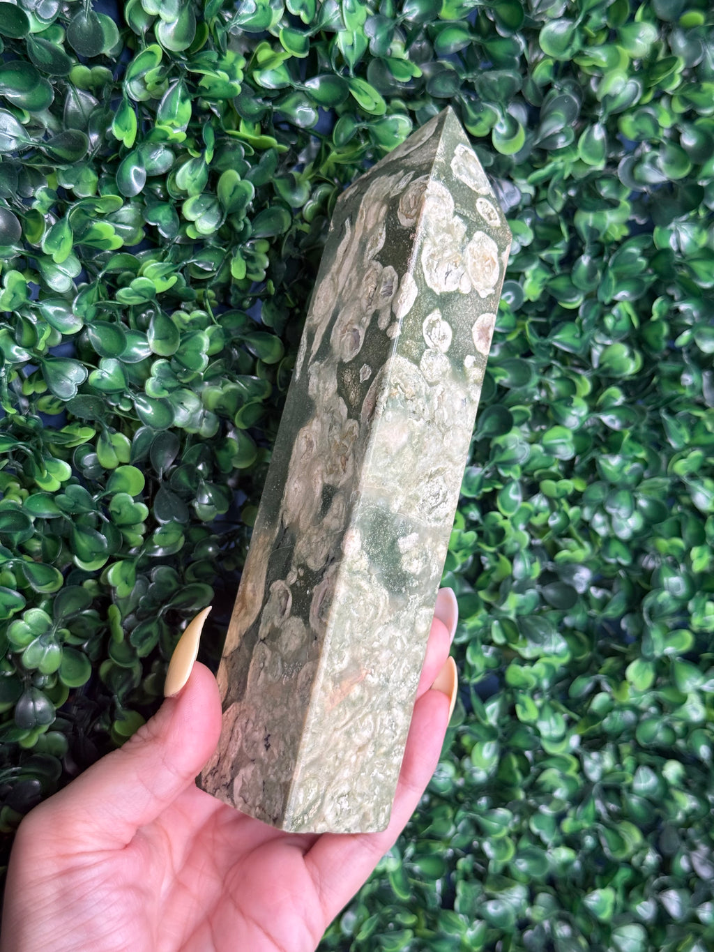 Rainforest Jasper Large Crystal Towers - B