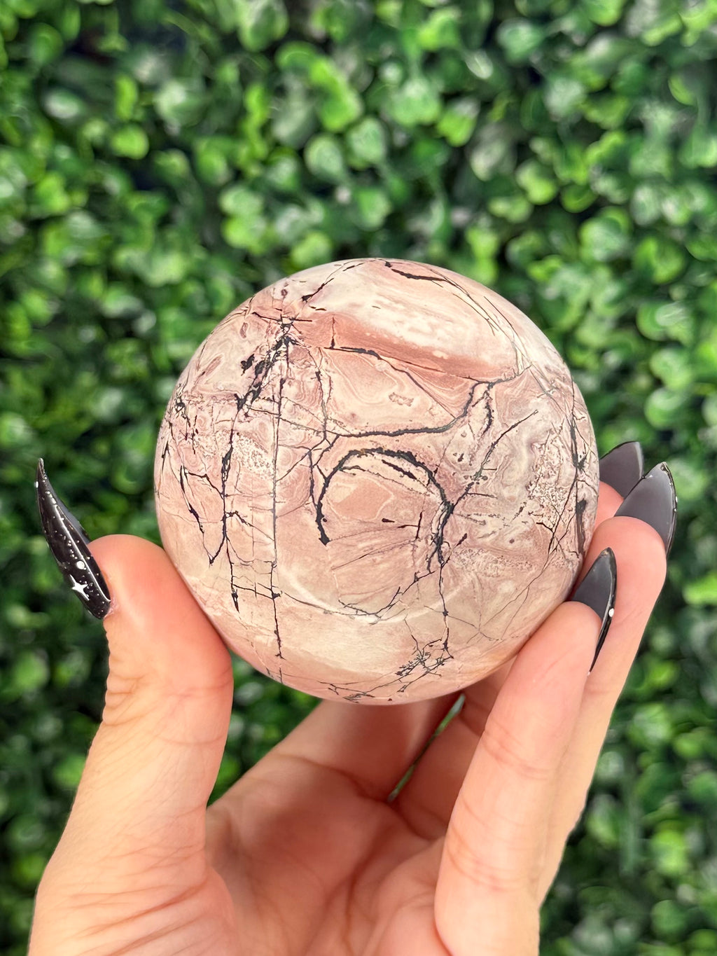 Pink Picture Jasper Spheres B