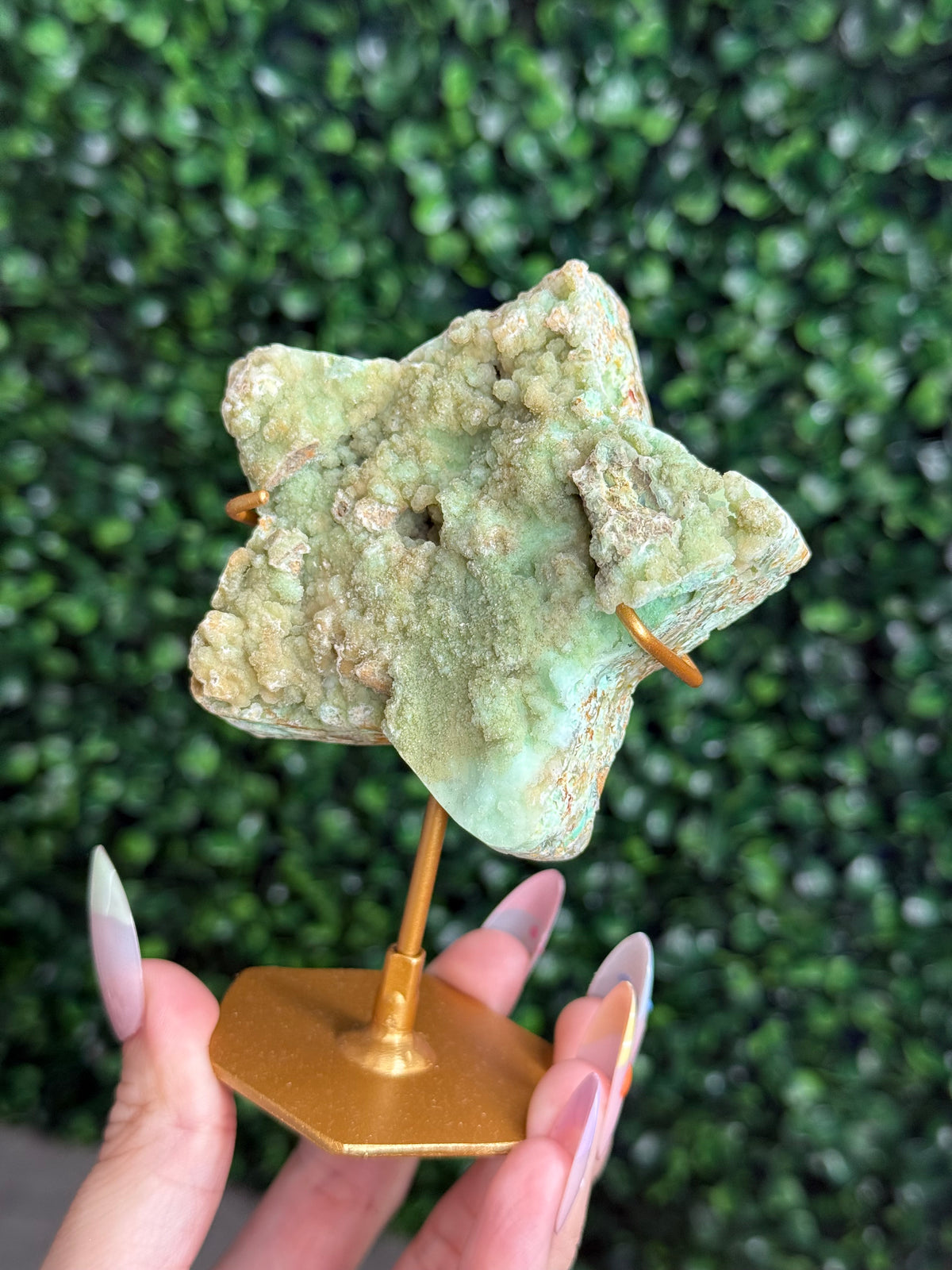 Smithsonite Star Crystal Carving - Indonesia