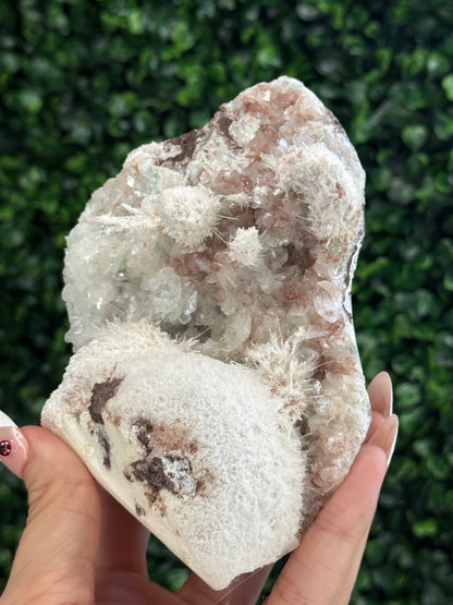 Mordenite with Heulandite and Hematite Inclusions - India - 557g