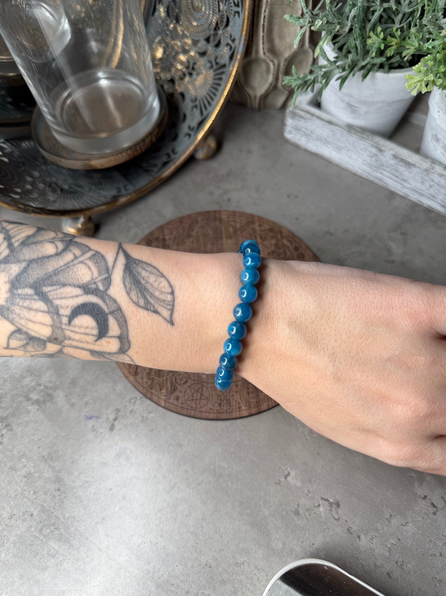 Blue Apatite Bracelet