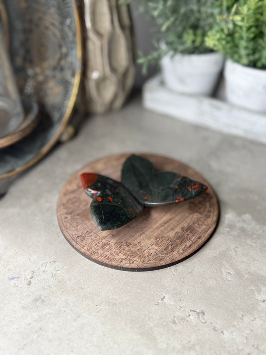 African Bloodstone 3D Butterfly