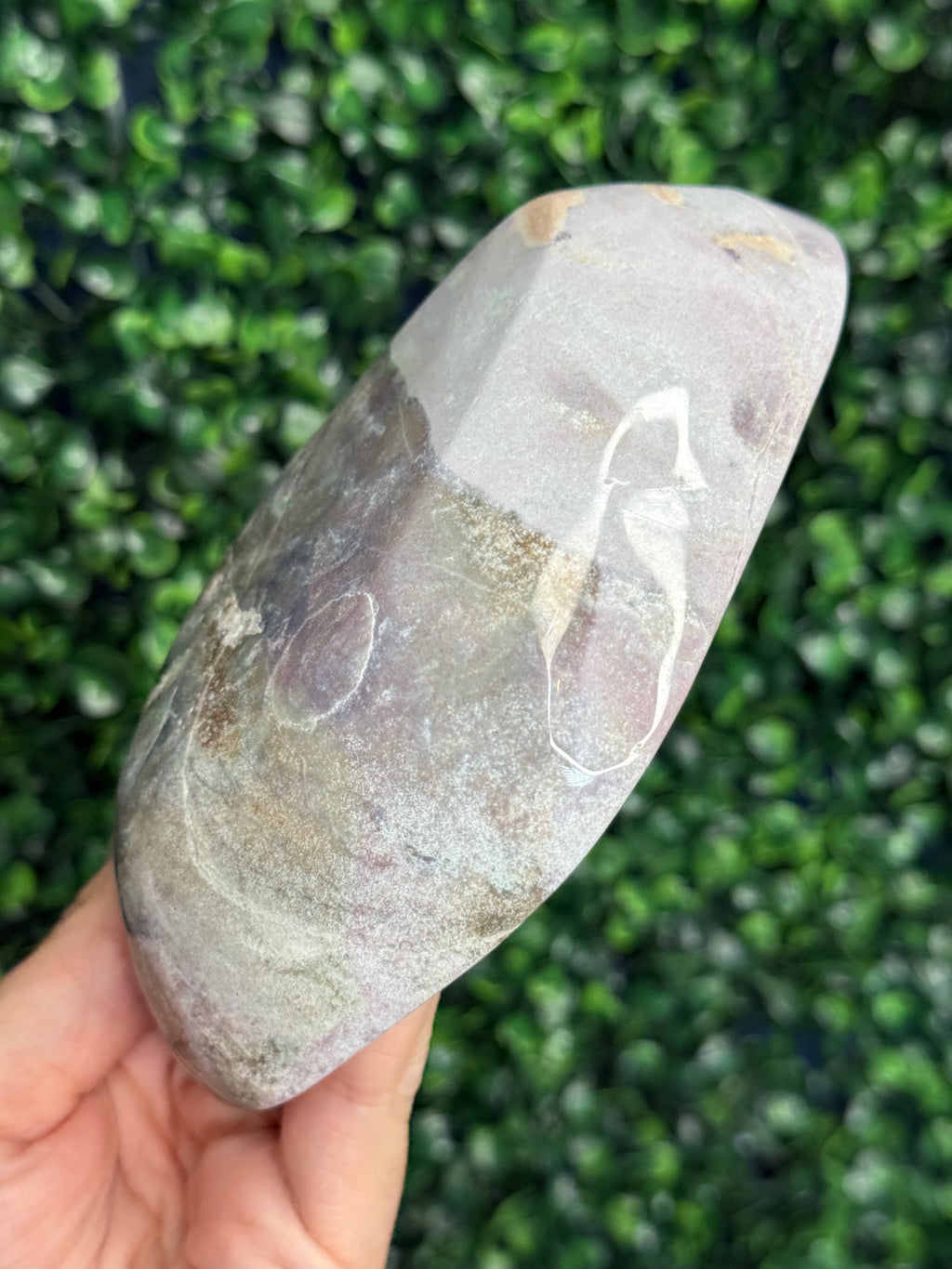 Pink Ocean Jasper Bowl 333g Madagascar