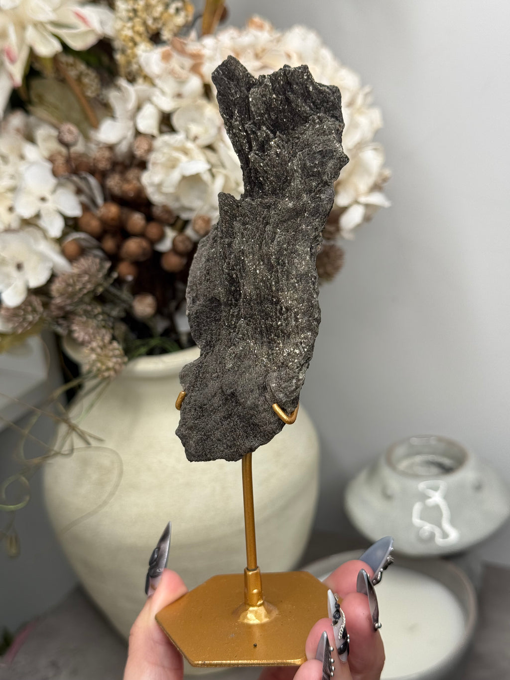 Pyritized Petrified Wood from Indonesia - B