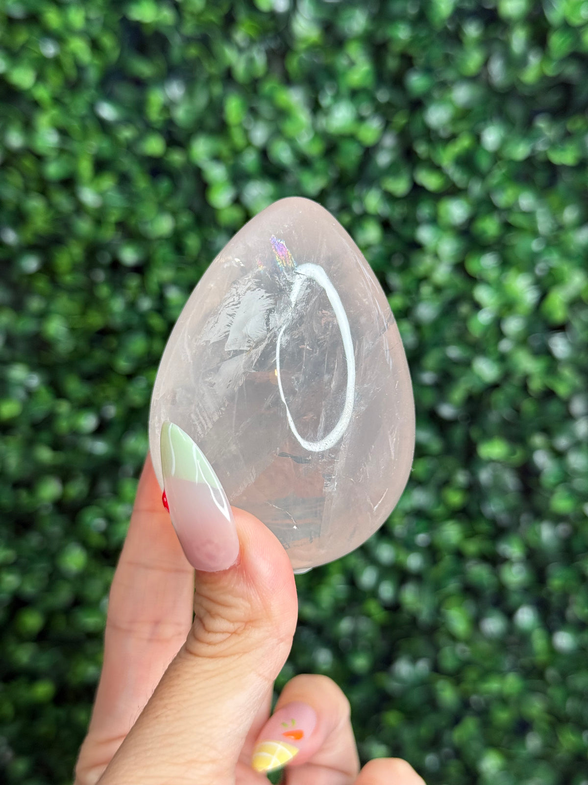 Girasol Rose Quartz Eggs - Madagascar