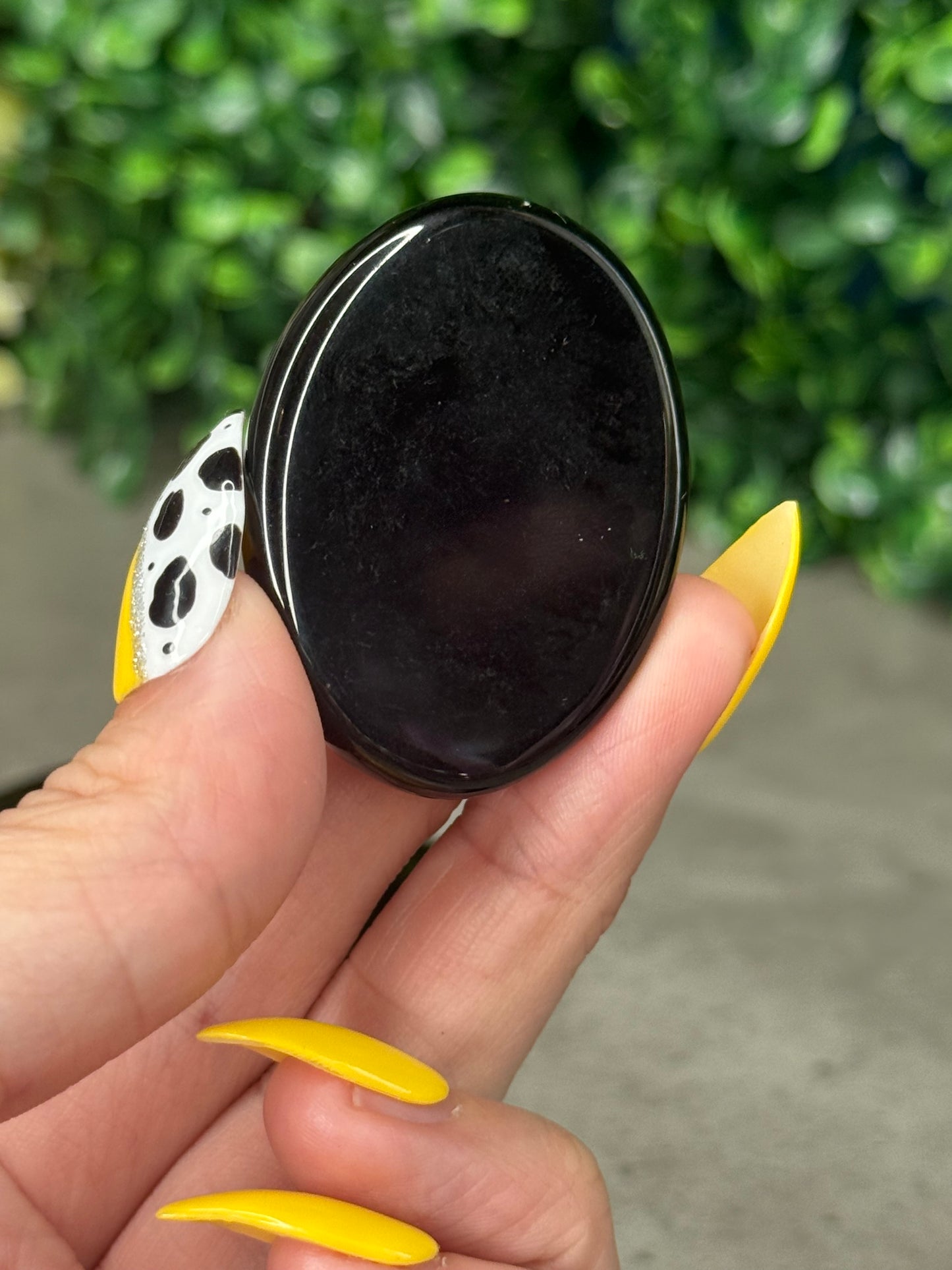 Obsidian Flat Palmstones