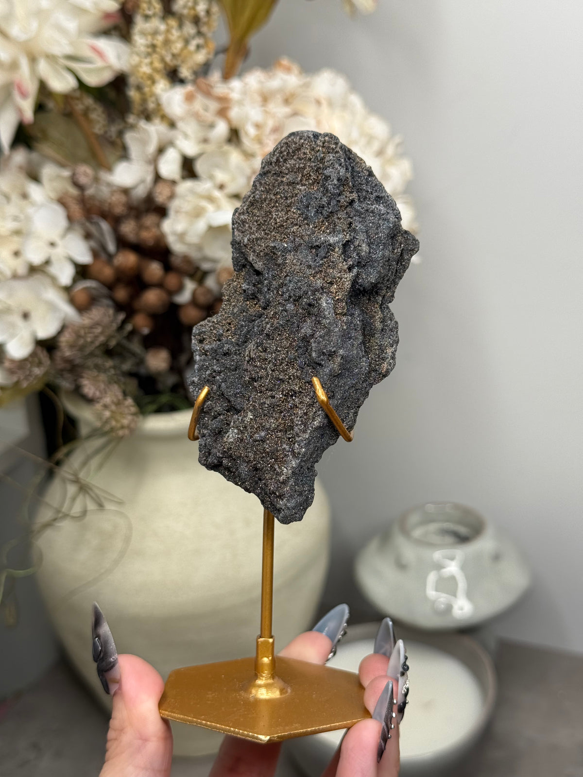 Botryoidal Goethite with Druzy Quartz Coating from Banten, Indonesia - A