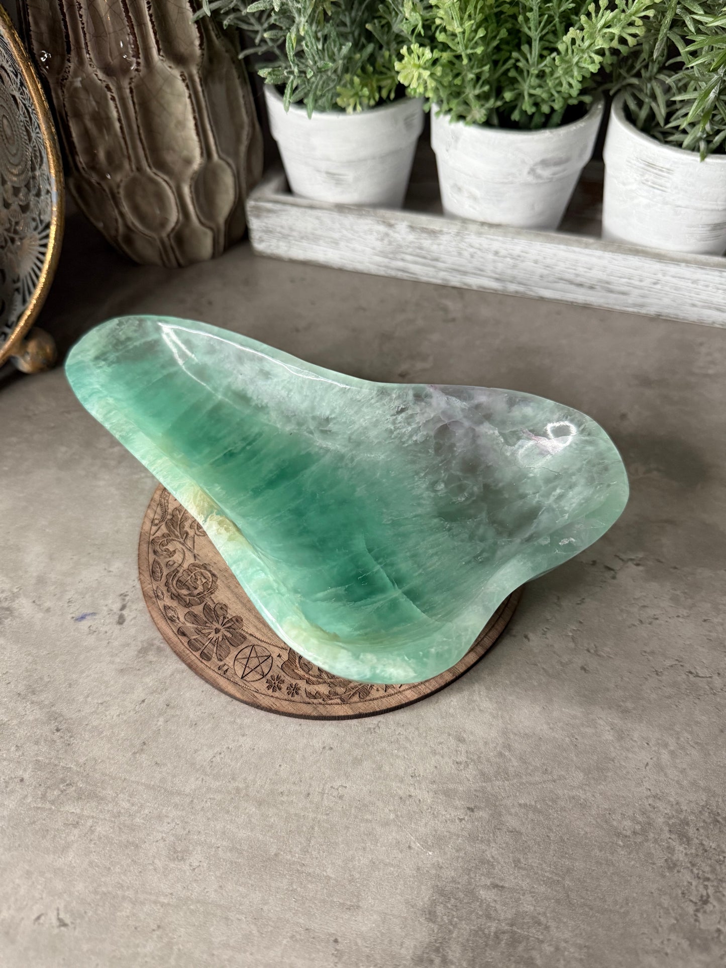 Large Fluorite Bowl