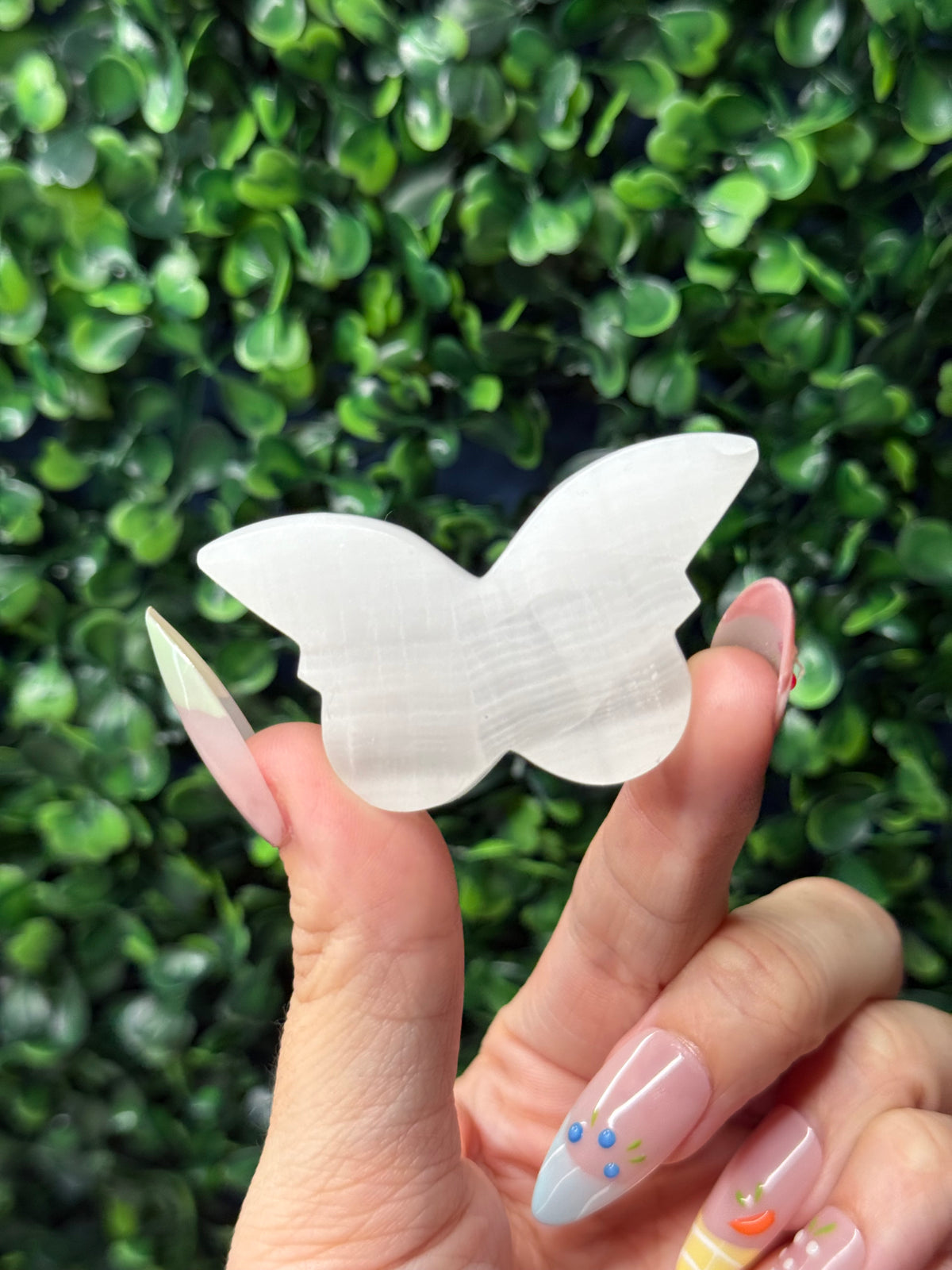 Mangano Calcite Mini Butterfly Crystal Carvings - Pakistan