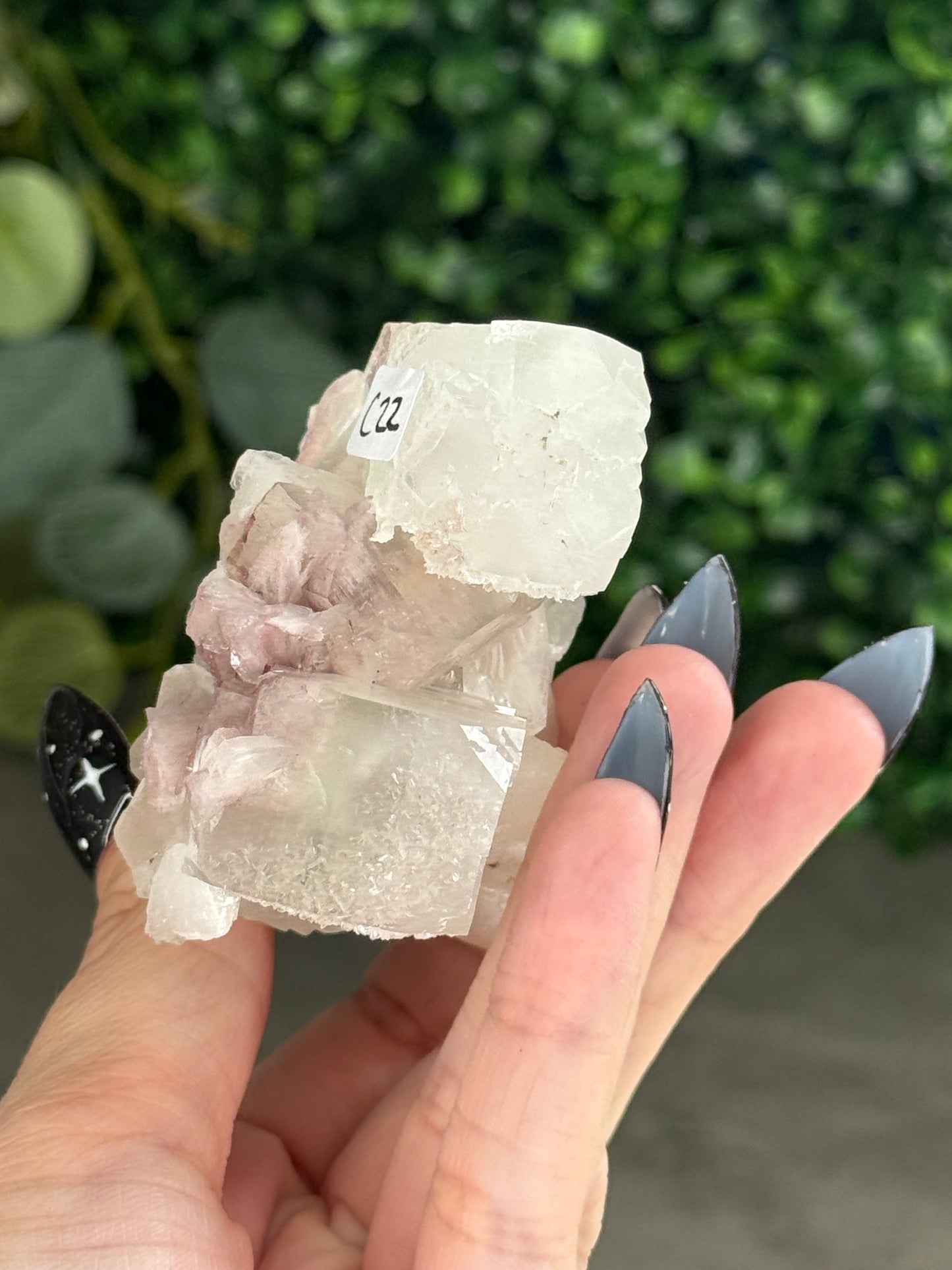 Pink & Green Apophyllite Specimens - C