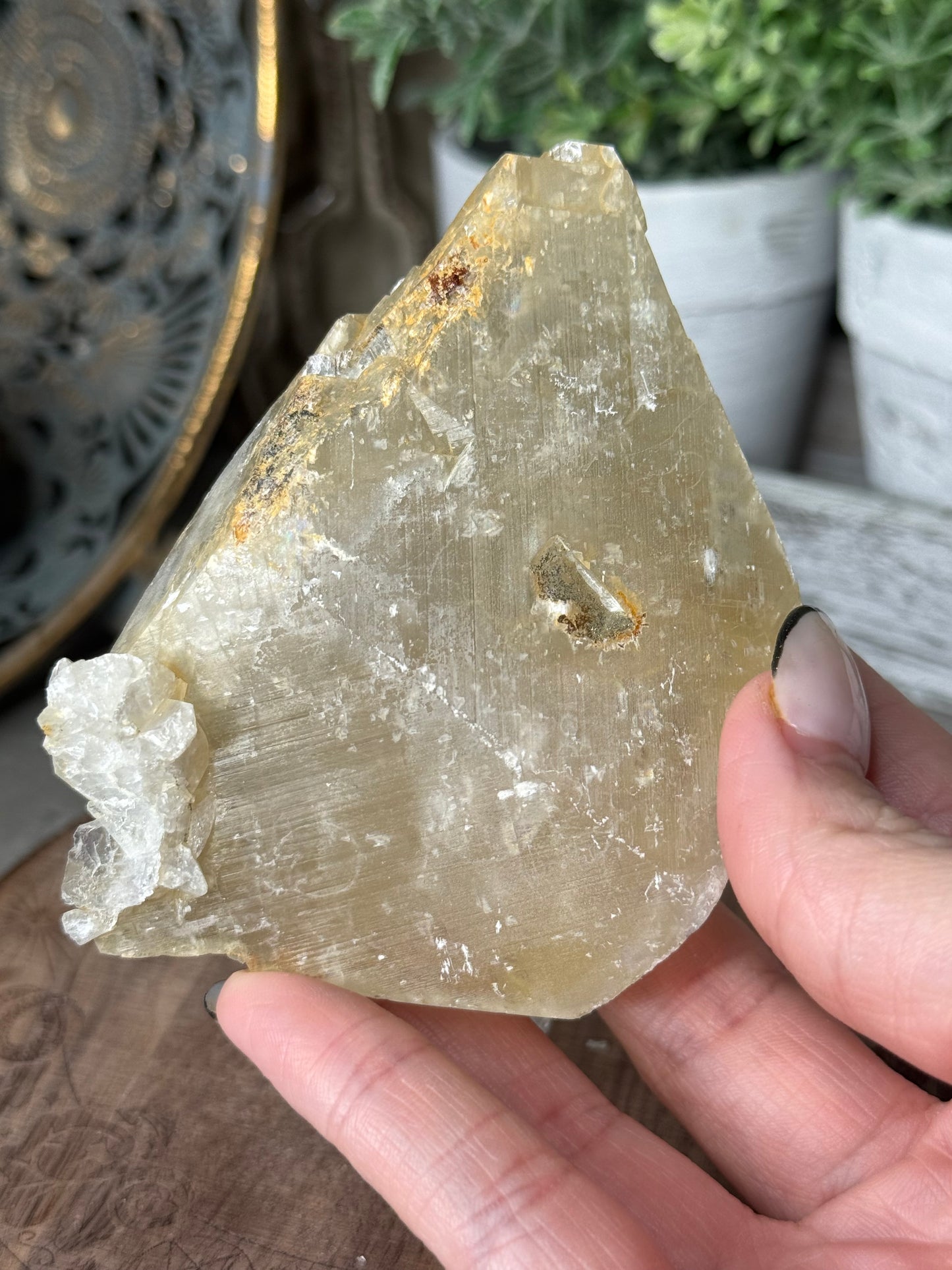 Yellow Calcite UV Crystal Specimen