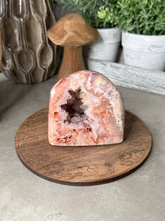 Druzy Pink Amethyst Crystal Freeform