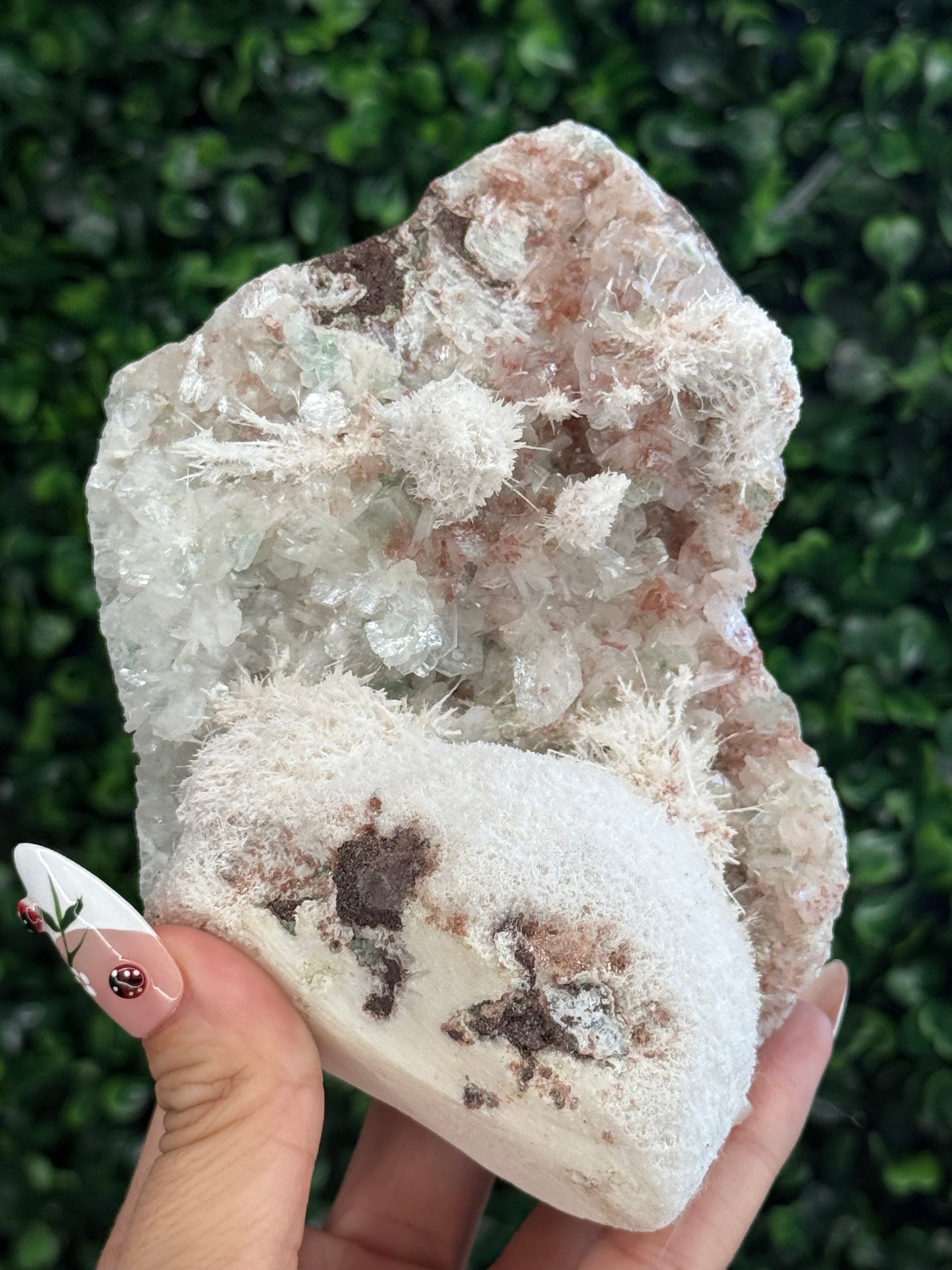 Mordenite with Heulandite and Hematite Inclusions - India - 557g