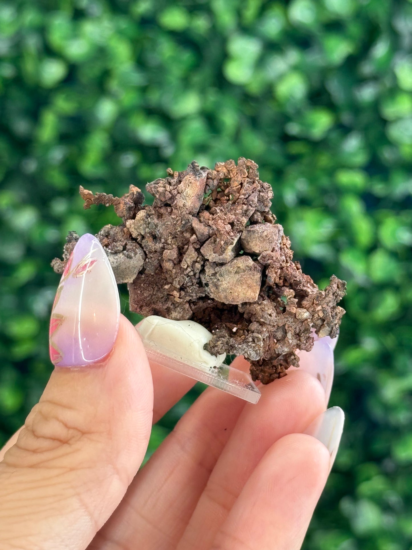 Native Copper Collection mined in the 70s Pearl Handle Pit Ray Mine AZ, US - K