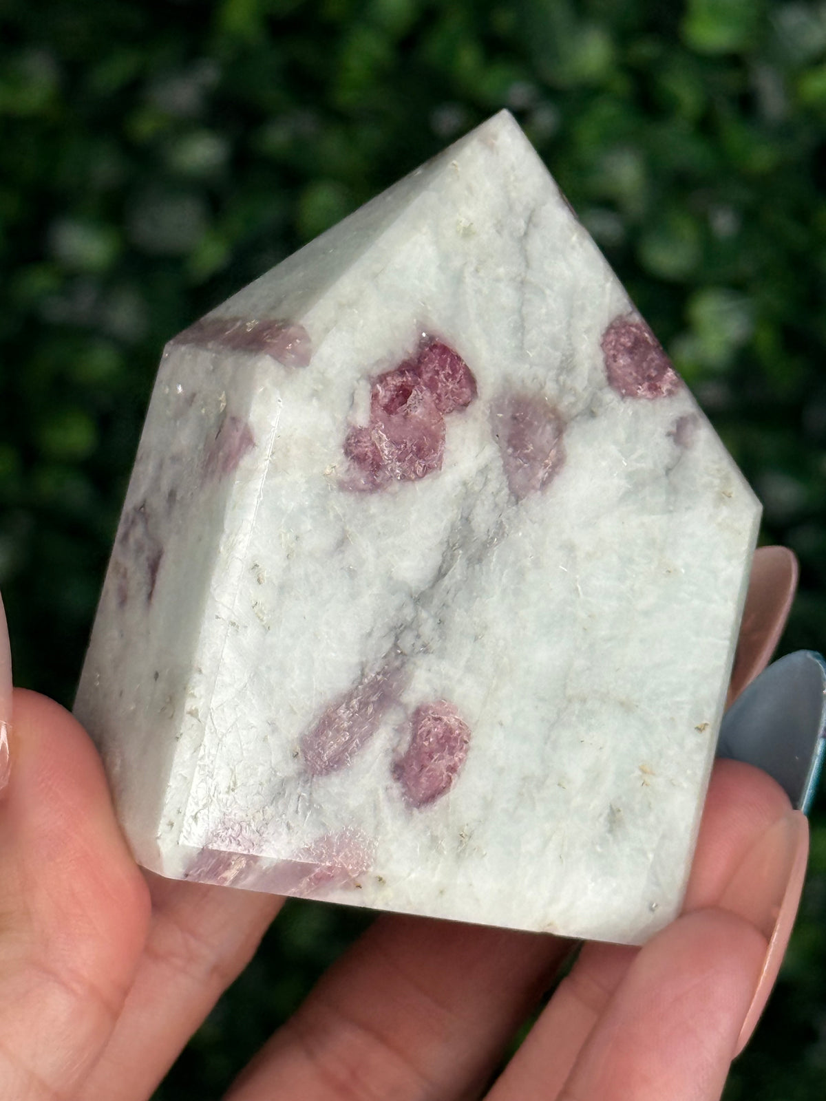 Pink Tourmaline Tower in Albite Matrix - India A